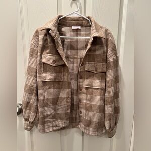 Pink lily Shacket